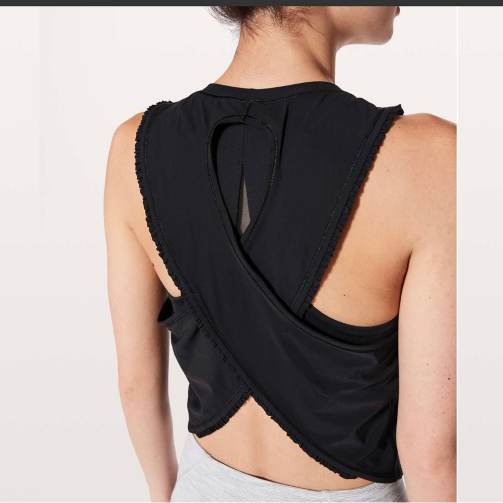 lululemon athletica Black Muscle Tee